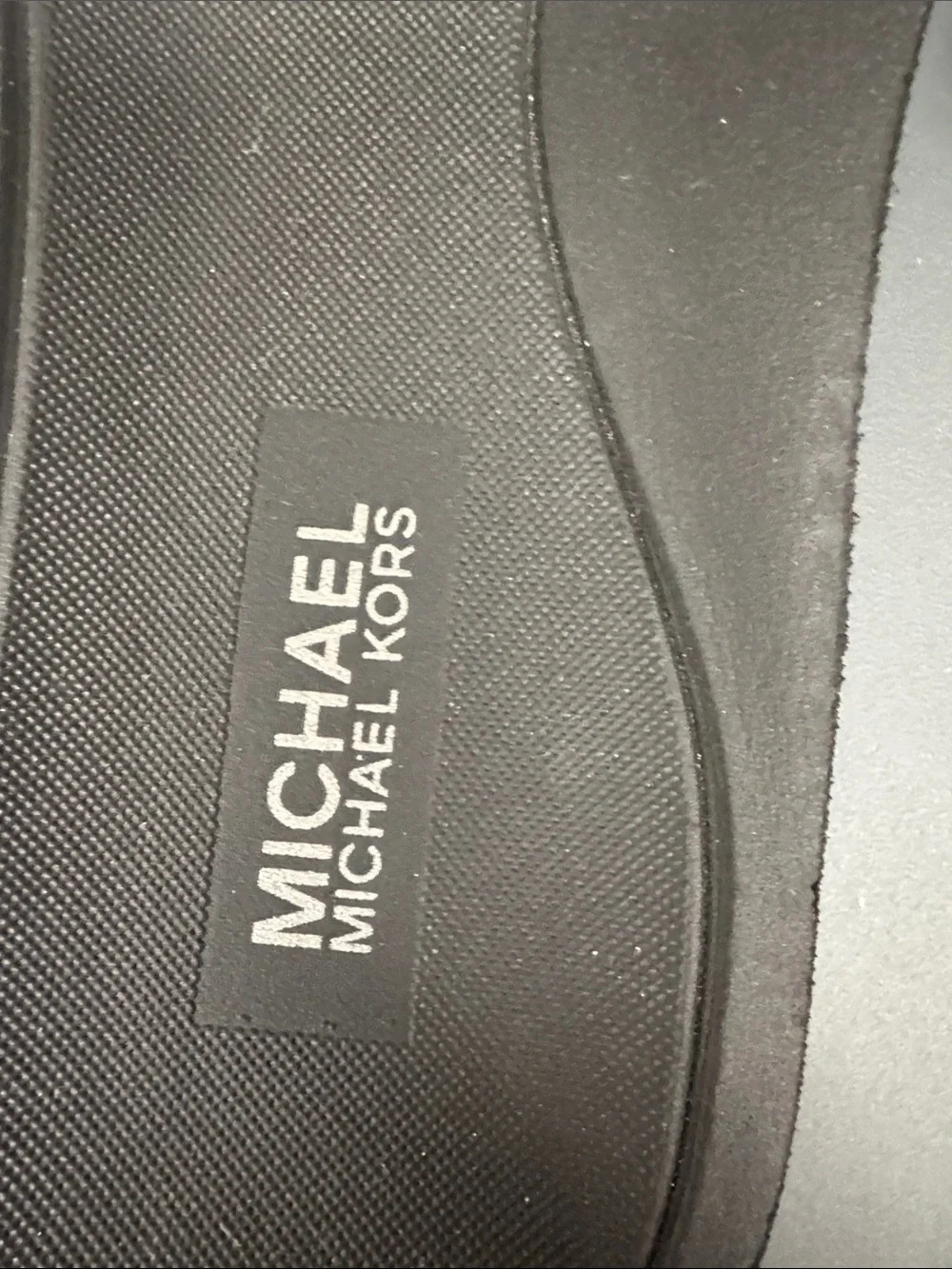 MICHAEL Michael Kors Black Crystal-Embellished Slide Sandals
